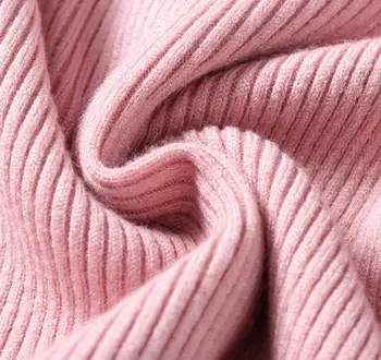 2020 Moda Turtleneck Ženske pulover visoko elastična Trdna pulover ženske, vitko in seksi tesen Dno Pleteni Pulover CZ246