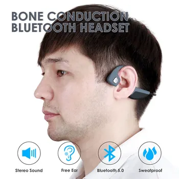 2020 Najnovejši BT Kostne Prevodnosti Slušalke Z10 Ni za V Uho Bluetooth 5.0 Brezžične Slušalke z Mikrofonom za Športne Slušalke