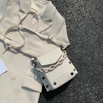 2020 nova ženska torba dodatki modni priljubljena novo vrečko poletje srčkan majhen trg vrečko divje plima crossbody vrečko