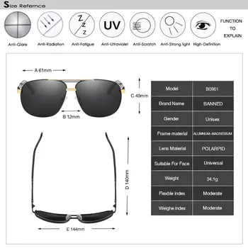 2020 NOVE Moške blagovne Znamke sončna Očala HD Polarizirana Moški modni HD Polarizirana sončna očala kul odtenki Visoke kakovosti Z Izvirno darilo Primeru