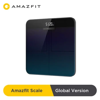 2020 Novo Amazfit Smart Obsega Kopalnico Wifi Povezavo Telesne Maščobe Snemanje 180KG Zdravje Poročilo LCD Dot Zaslon