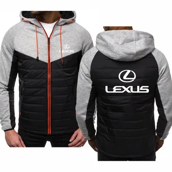 2020 Novo Pomlad Jesen Moški pulover s kapuco Lexus Avto Logotip Tiskanja Priložnostne visoko kakovostnega bombaža Preplete Moške jakne Šport