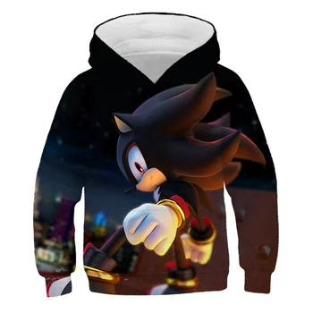 2020 Sonic Hedgehog Fantje sweatshirts Jesen in zimo, vroče prodaje hoodies Otroke, risanka sonic Dolg rokav otroci oblačila
