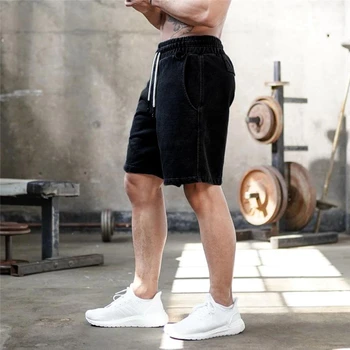 2020New Moških Telovadnic Fitnes Ohlapne Hlače Bodybuilding Joggers Visoke kakovosti Poletne Kratke Hlače Moški Priložnostne Plaži blagovna Znamka Sweatpants