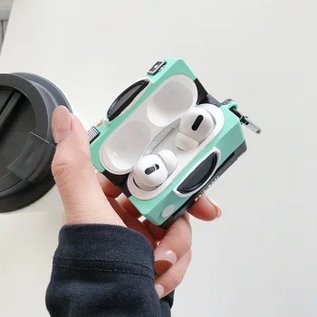 2021 stereo kamere primeru za Airpods 1 2 3 Pro Slušalke Polje Zajema 3D Mehko Brezžična Zaščito Primeru za Airpod Pro