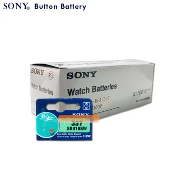 20pc Sony Prvotne 337 SR416SW 1.55 V Srebrni Oksida Watch Baterije SR416SW 337 Gumb gumbaste, ki NA JAPONSKEM