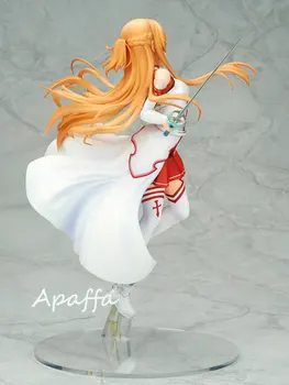 23 cm Anime Slika Igrače Meč Umetnosti Vrstilni Yuuki Asuna Titania Fairy Queen PVC Akcijska Figura, Igrače Zbiranje Model Lutka Darilo 5251