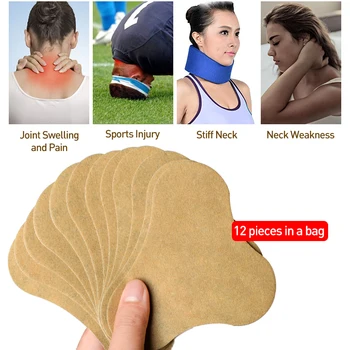 24pcs/2bags Sumifun Pelin Medicinske Skupno Bolečine Materničnega vratu spondiloze za Lajšanje Bolečin Nalepke Vratu Mavca D2474