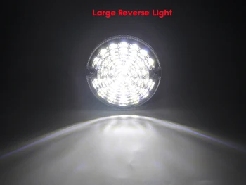 2pcs Dim Zadnja Svetilka za Meglo Vzvratno Luč 95MM LED Nadgradnjo Komplet Za Land Rover Defender