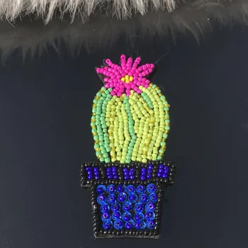 2PCS Kaktus Sew Na Značko noge Aplicirano Šivanje Kaktus Srce Obliž za Torbico Vrečko Oblačil Nalepke DIY Oblačila Dodatki