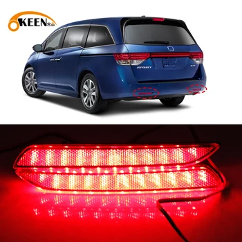 2pcs Za Honda Odyssey LED Zadnji Odbijač Reflektor Svetlobe Rep Zavore Signalna Lučka Auto Luči za Meglo (Le fit Aisa Model）