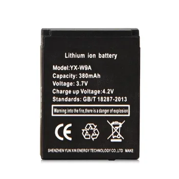 3,7 V 380mAh Polnilna Li ionska Baterija Za DZ09 A1 Pametno Gledati Zamenjava Baterije Smartwatch Backup Rezervnih Batteria Bateria