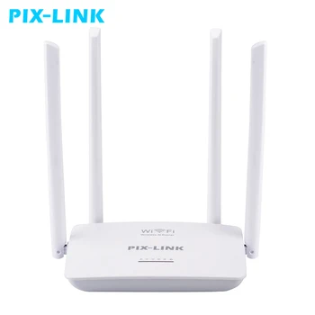 300Mbps Wireless WiFi Usmerjevalnik PIXLINK WR08 angleški Vdelane programske opreme Wi-fi Vmesnik Booster 5Ports RJ45 802.11 N Enostavno Nastavitev za Domačo Belo