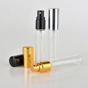 300pcs/veliko 5ml 10 ml prazen kozarec spray steklenico majhne kozmetične posode prenosni potovanja se lahko ponovno polnijo tkalnico