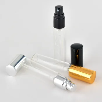 300pcs/veliko 5ml 10 ml prazen kozarec spray steklenico majhne kozmetične posode prenosni potovanja se lahko ponovno polnijo tkalnico