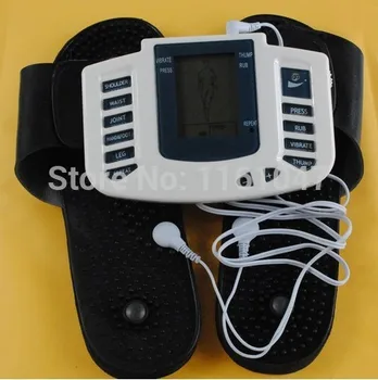 309A Vroče novih Električni Stimulator za Celotno Telo, se Sprostite Mišice Terapija Massager,Utrip deset Akupunktura s terapijo natikači+ 16pads