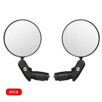 360 Rotacijski Kolo Rearview Mirror Levo Desno Pogled od Zadaj Nastavljiv Za MTB Rode Kolo Krmilo Ogledala Kolesarske Opreme,