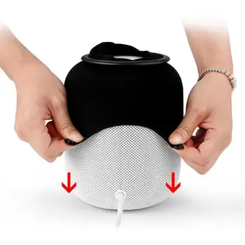 360-Stopinjski Pred Prahom Vnos Zaščitni Pokrov Primeru Trajne Preprečevanje Difuzor Obrabe Praktično za Apple HomePod Zvočnik