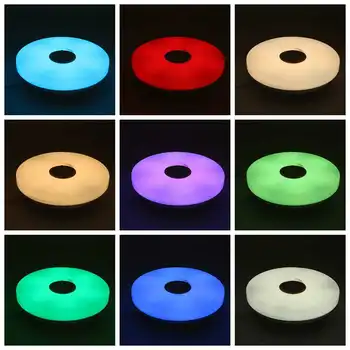 36W/72W Sodobne RGB LED Stropne Luči Domačo razsvetljavo APLIKACIJO bluetooth, Glasbo, Svetlobo, Spalnica Svetilke Smart Stropna Svetilka, Daljinski upravljalnik
