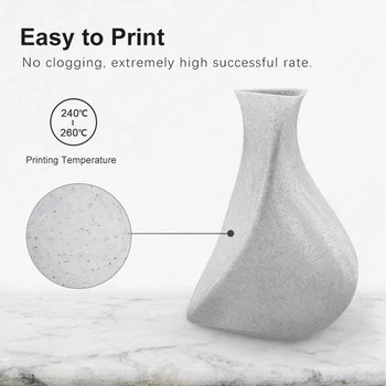 3D Tiskalnik PETG Marmorja Žarilno 1.75 mm 3D Tiskanje Žarilno Kamen Kot Material 1 kg/500g/250 g 3d Tiskanje Blaga Varnost 2448