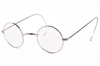 44 Krog Letnik Starinsko Žice Očala Eyeglass Okvir Moški Ženske Recept Očala Okvir 15238