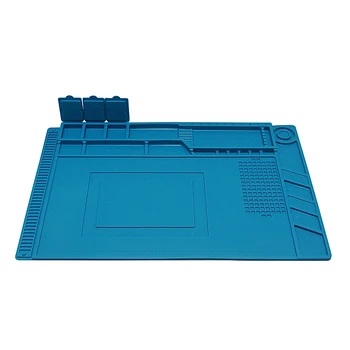 45x30cm Toplotna Izolacija Silicijevi Ploščici Desk Mat za Vzdrževanje Platforme za BGA Spajkalno Postajo za Popravilo z Magnetno Oddelek
