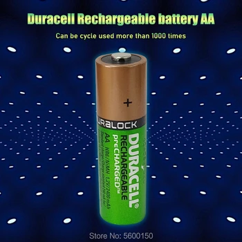 4PCS DURACELL AA Baterija za ponovno Polnjenje 1,2 V 2400mAh Za elektronski fotoaparati, kamere, igrače, Ni-MH baterij NIMH Vnaprej zaračuna Bateria