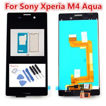 5.0 palčni Originalni Zaslon na Dotik Za Sony Xperia M4 Aqua E2303 E2306 E2353 E2312 E2333 E2363 LCD-Zaslon Računalnike Plošča Skupščine