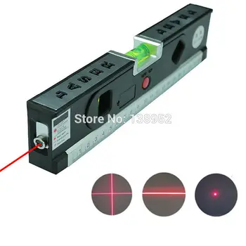 5 V 1 Blister Laserske Libele Obzorja Navpični Trak Za Merjenje Aligner Lasersko Označevanje Linij Vladar Orodje