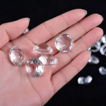 50pcs Stekla Diamond Konfeti Okraski DIY Nakita Dec Doma svate, Dekoracijo Počitnice