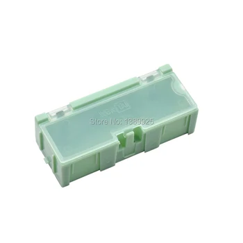 50PCS/veliko #2 Zelena Barva Upor Kondenzator SMT Elektronskih Komponent Mini škatla za Shranjevanje Praktično Nakit Storaged Primeru