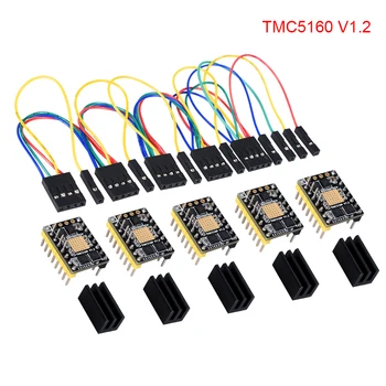 5PCS TMC5160 TMC2209 TMC2130 TMC2208 Koračnih Motornih Voznik StepStick Izklop za SKR V1.4 MINI E3 3D Tiskalnik Nadzorni Odbor