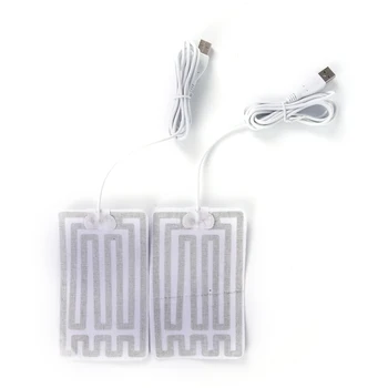5V USB grelne Blazine za DIY USB Ogrevane Rokavice Tople Podloge za Miško za Toploto vašega Stopala, Kolena Ogljikovih vlaken Ogrevano Zdravstvenega Varstva 8x13cm 2816