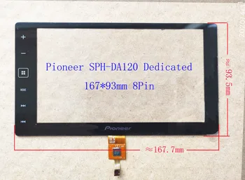 6.2 6.5 palčni Pioneer Carplay Radio SPH-Da120 Poseben Senzor Računalnike, zaslon na Dotik, 8pin 167*93 mm KBPISNX279KTL KBPISNX279KTL NOVA