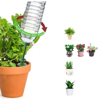 6 Kos Hiše/vrta Vode Houseplant Rastlin Pot Žarnica Samodejno Samostojno Napajanje Naprave Vrtnarsko Opremo In Orodja, Zalivanje Rastlin