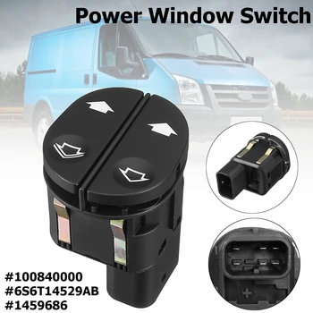 6-Pin ABS, Električni Moči Okna Stikalo Za Ford Transit MK7/Priključite 1pcs Black Power Okna Stikalo