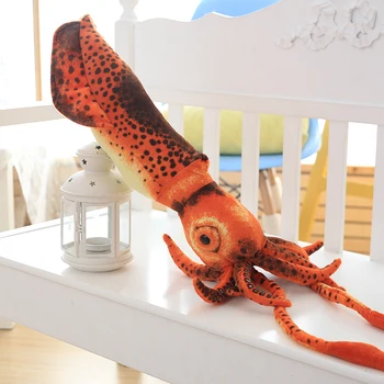 60 cm Simulacije Hobotnice, Lignje, Pliš Plišaste Igrače Smešno odtis morske živali igrača Božično Darilo za Ženske, Otroci, Otroci