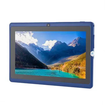 7 palčni Otrok Tablet PC 512MB+4GB A33 Quad Core Dual Camera 1024X600 Android 4.4 Tablični RAČUNALNIK Z Silikonski Pokrov