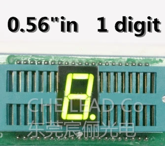 7 Segment Čista zelena LED Zaslon 0.56 palec 1 Bit Digitalni Cevi Plastičnih Kovinskih Skupno ANODO(Nixie cev)
