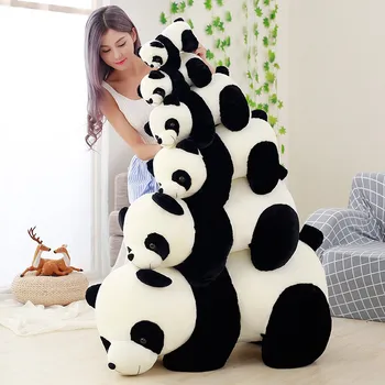 70 cm Kawaii Baby Maščobe Orjaški Panda Bear Kratek Pliš Plišaste Živali Lutka Živali, Igrače Blazino Risanka Kawaii Lutke Dekleta Ljubimec Darila 13334