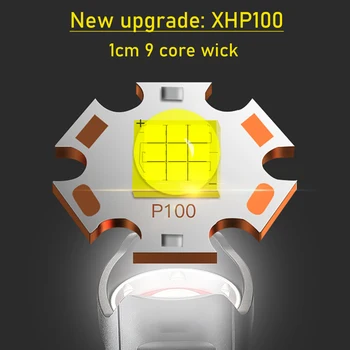 700000lm Super XHP100 XHP90 najbolj zmogljiv USB polnilna LED svetilka taktično XHP50 ročno svetilko 18650 flash 126