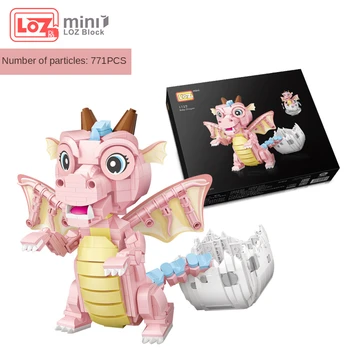 771pcs LOŠKI Mini gradniki Baby Dragon Živali/lepo/dekleta Igrače za Otroški Zbor Izobraževalni Model Brinquedos 1122