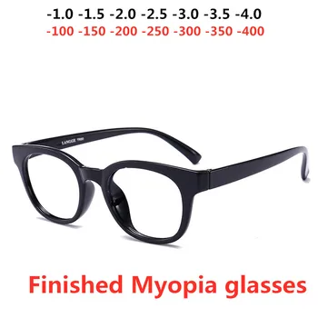 8 Barv Retro Krog Eye Glasses Moški Ženske Ultra Lahka Kratkovidnost Očala Za Kratkovidnost Očala Končal -1 -1.5 -2 -2.5 -3 -4 -3.5 24976