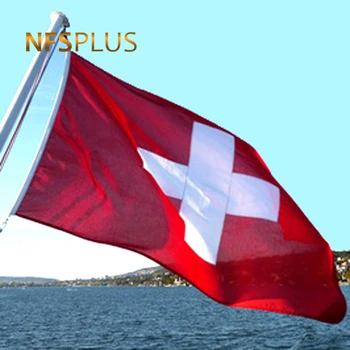 90x150cm Švica Zastavo Poliester Natisnjeni Visi Dekorativni Švicarske Nacionalne Zastave in Napise za notranje Stranke Praznovanje