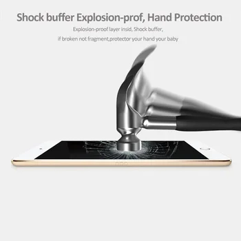 9H Kaljeno Steklo Za iPad 10.2-inch 2019 2.5 D Polno Kritje Screen Protector Za iPad 7 7. Generacije Zaščitno Steklo Film Stražar