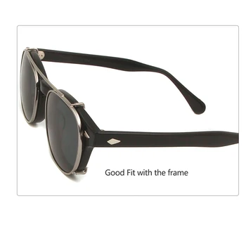Acetat Očala Okvir Z Polarizirana Posnetek Na Sončna Očala Za Vožnjo Anti-Glare Optična Očala Za Kratkovidnost Oblikovalec Odtenki