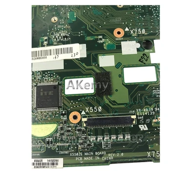 Akemy X550ZE Za Asus VM590Z X550ZE X550ZA prenosni računalnik z matično ploščo X550/X750 A10-7400P LVDS Test delo 9554