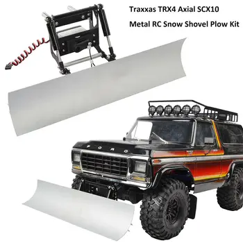 Aluminij TRX-4 Snežno Lopato Peska Plows za Osno SCX10 Traxxas TRX4 Ford Bronco TRX-6 Gosenicami Vozil 1/10 RC Gosenicah Avtomobilski Deli