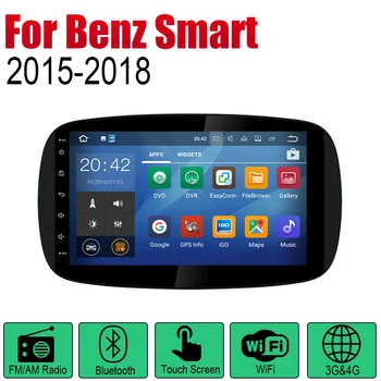 Android Avto GPS Navi Za Mercedes Benz, Smart Fortwo~2018 NTG predvajalnik Navigacija WiFi Bluetooth Mulitmedia sistem stereo