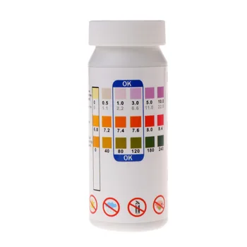 ANENG 50pcs Vode Testnih Lističev 3 in1 Bazen, Spa pH in Klora Bazičnost Brom